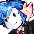 Emote: ImaHappy with one hand raised.